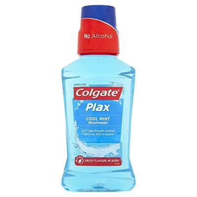 Imagen de Colgate Plax Cool Mint enjuague bucal con CPC, 250 ml (paquete de 1)