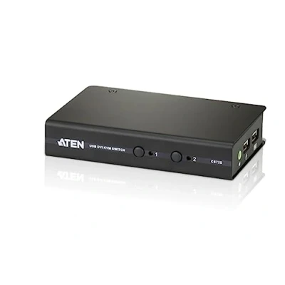 Imagen de Aten Cs72d Interruptor De Ratón/teclado/video (kvm)