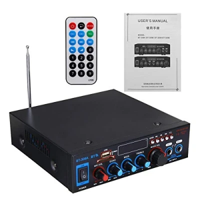 Imagen de Receptor Bluetooth, amplificador de 800 W, audio estéreo HiFi con entradas MP3/SD/AUX mando a distancia