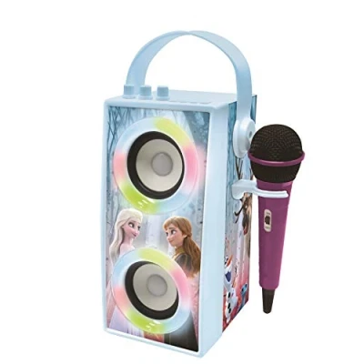 Imagen de Altavoz Tendencia Bluetooth® Portátil Con Micrófono Y Efectos Luminosos, Disney Frozen Lexibook