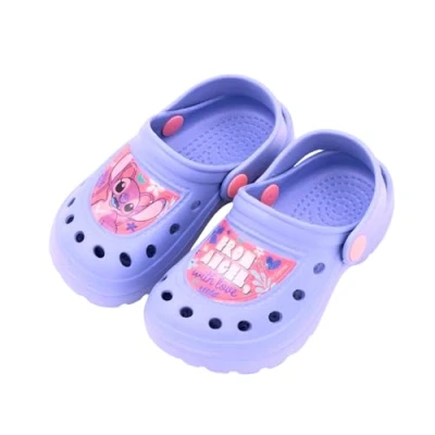 Imagen de Disney Stitch y Angel Zuecos para Niñas, Sandalias de Verano, Talla EU 26/27 Rosa
