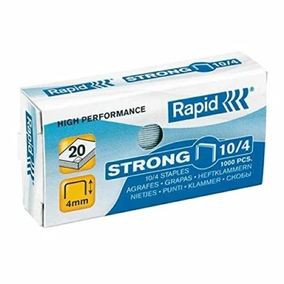 Imagen de Rapid 24862900 Grapas Standard 1000 unidades, Largo: 6 mm, 10 hojas