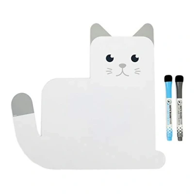 Imagen de Balvi Pizarra Nevera magnética Meow! Color Blanca Original de Planificación Ideal para Record