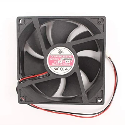 Imagen de N / A Cooling Fan YY9225H24S, Server Cooler YY9225H24S DC 24V 6.72W 0.3A, Inverter for 92 * 25mm 2 Wires