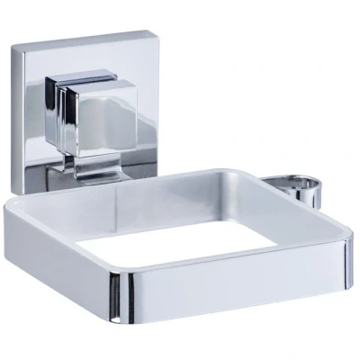 Imagen de Wenko Vacuum Loc® Soporte para secador de Pelo Acero Fino Quadro Brillante