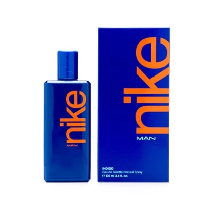 Imagen de NIKE Indigo, Colonia Hombre, 100 ml, Perfume Formato Spray, Eau de Toilette Natural y Masculina, Aroma Frutal Amaderado, Fragancia Juvenil, Cautivadora Larga Duración