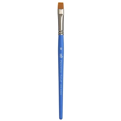 Imagen de Princeton Artist Brush Select Sintético Mango Corto Cincel Nº, Azul, Chisel Blender 10