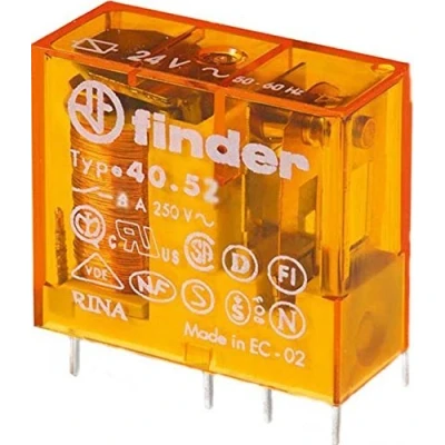 Imagen de finder relé de impresión enchufable 230 V CA, 2 W, 8 A, 1 pieza, 40.52.8.230.0000 (3 unidades enchufable/de impresión)