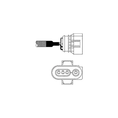 Imagen de DELPHI ES10980 12B1 Sonda lambda convencional, térmico AUDI: A3 Hatchback, A4 B5 Berlina, A6 C5 Avant, VOLKSWAGEN: Polo III Hatchback