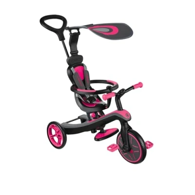 Imagen de Globber Triciclo y draisía Todo en uno, Trike Explorer 4 1, Rosa (VEGB0000632 110)