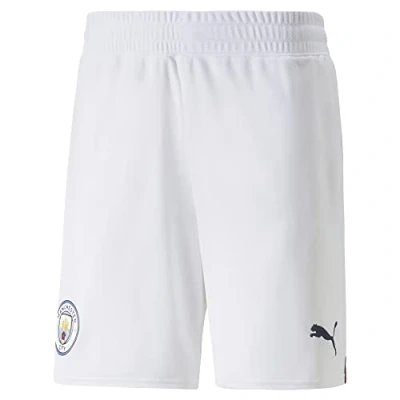 Imagen de Puma MCFC Season 2022/23 Official Shorts, Men&#039;s, White Intense Red, XXL