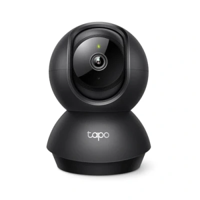 Imagen de Tapo C201 Cámara WiFi Interior FHD, videocámara de vigilancia, visión Nocturna, 360 visión, Audio bidireccional, detección Movimiento y notificaciones, Alarma acústica Luminosa integrada,