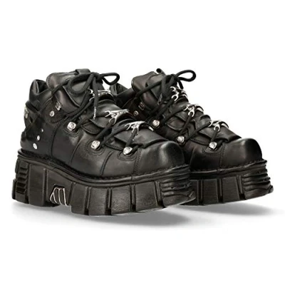 Imagen de New Rock Zapatos con Cordones de Mujer M 106 C66 Talla 39 Negro
