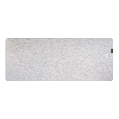 Imagen de Phoenix Sizigia Alfombrilla Fieltro de Escritorio Antideslizante Oficina (Extendida X Large, Gris Claro)