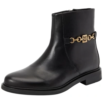 Imagen de Tommy Hilfiger Chain LOW Bootie Botines, Mujer, Talla: 40, Black Zapatos