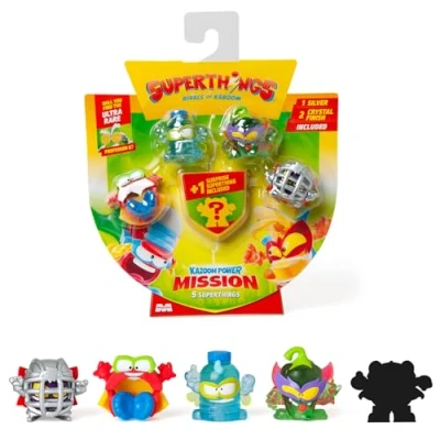 Imagen de SuperThings KAZOOM Power Mission Pack de 5. Contiene 5 (Incluye 1 Figura Sorpresa y SuperLíder Plateado). 6