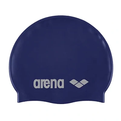 Imagen de arena Classic Silicone Gorro de Natación Unisex, para Mujeres y Hombres, con Borde Reforzado, Suave Resistente