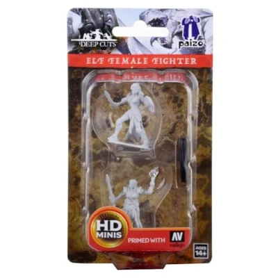 Imagen de Pathfinder: Deep Cuts Unpainted Miniatures: Elf Female Fighter