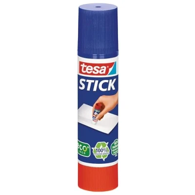 Imagen de tesa Stick Pegamento en Barra ecoLogo, de Sin Olor para Papel y Cartón, Disolventes Amigable con el Medio Ambiente, 1 x 10 g