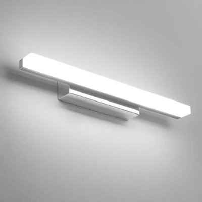 Imagen de Klighten Lampara de Espejo Baño 9W 40cm, IP44 Apliques LED, Luces Pared Moderno, 600 Lumen, 110 240V, 6000K Blanco Frío