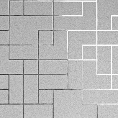Imagen de Fine Décor FD42491 Platino Square Geo Plata