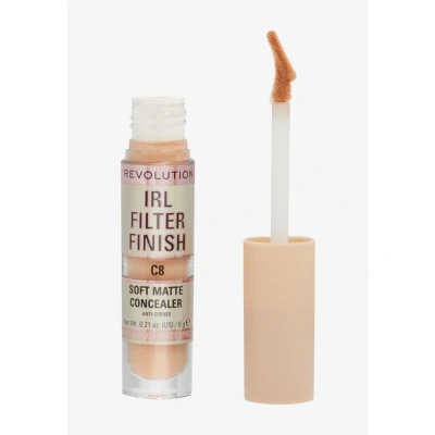 Imagen de Makeup Revolution, Corrector IRL Filter Finish, Cobertura de Media a Total, C8, 6g