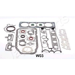 Imagen de JAPANPARTS KM W03 Juego completo de juntas, motor