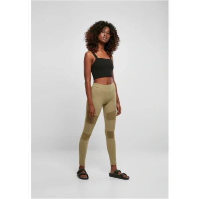 Imagen de Urban Classics Curvy TECH Leggings, Mujer, Talla: Large, Khaki