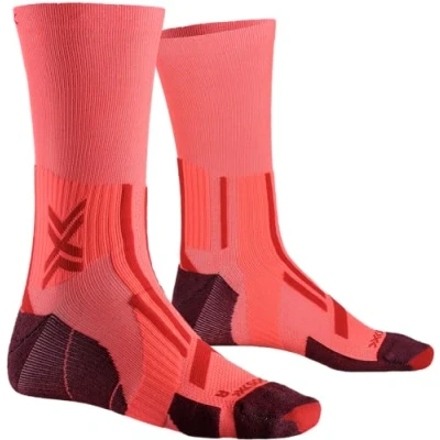 Imagen de X Socks Trailrun Perform Crew, Calcetines, Unisex adulto, Fluo Red/Namib Red, 35 38