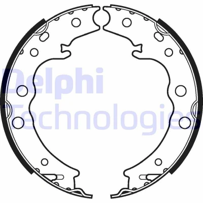 Imagen de DELPHI LS2125 Zapatas de Freno Mano