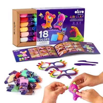 Imagen de Okto 18 colors Set with air clay