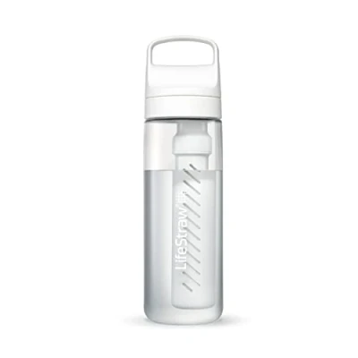 Imagen de LifeStraw Go Series Botella con filtro de agua. Filtra bacterias, parasitos y microplasticos. 650 ml