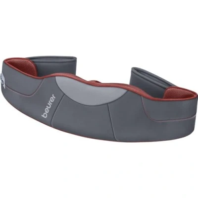 Imagen de Beurer MG151 Masajeador múltiple Shiatsu 3D, con función luz y calor, 24 W, 8 cabezales de Masaje, 3 niveles intensidad, gris/rojo