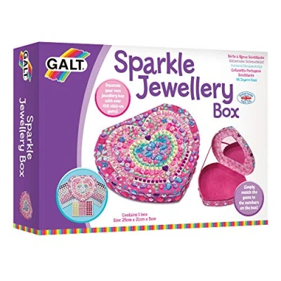 Imagen de Galt Toys, Sparkle Jewellery Box, Kids&#039; Craft Kits, Ages 6 Years Plus