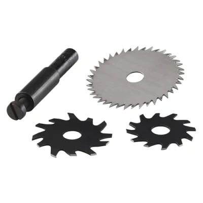Imagen de wolfcraft Juego universal de Fresas WS 4 piezas I 3253000 acero para herramientas fresar sobre madera blanda y dura.