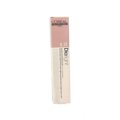 Imagen de L&#039;Oréal Professionnel DiaLight 6.35 Coloración Rubio Oscuro Dorado Caoba Sin Amoniaco, 50ml