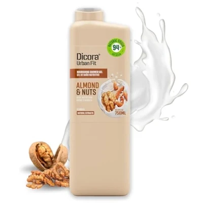 Imagen de Dicora Urban Fit Gel de Baño Vitamina B Almendras &amp; Nueces 750 ml