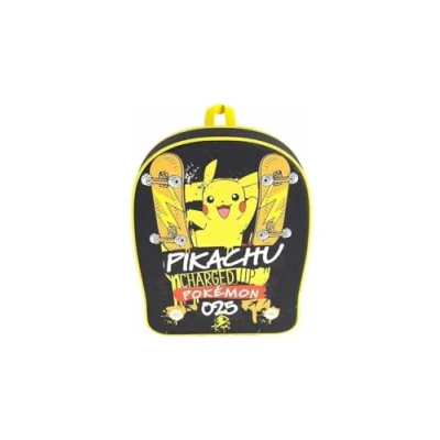 Imagen de CYPBRANDS MC 506 PK, Mochila Pikachu Pokemon 30cm Unisex niños, Negro, único