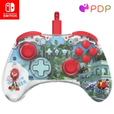 Imagen de PDP REALMz Wired LED Light up Pro Controller: Knuckles For Nintendo Switch &amp; OLED Model