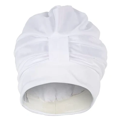 Imagen de Fashy Gorro de natación para mujer, tamaño único, color blanco