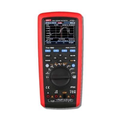 Imagen de UNI T UT181A True RMS Multímetro de Registro Datos, 1000 V AC/DC, 10A, 10Hz 60MHz, 40C 1000C/ 40F 1832F