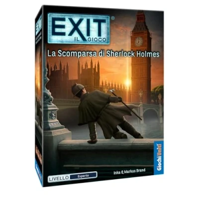 Imagen de Giochi Uniti Exit La desaparición de Sherlock Holmes, Escape Room, Edición Italiana, GU776