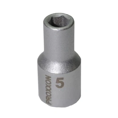 Imagen de Proxxon 23 712 Vaso de 1/4&quot;, Tamaño 5mm, Longitud Total 25mm