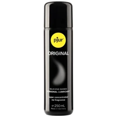 Imagen de pjur ORIGINAL Lubricante de silicona Premium lubricación duradera sin pegarse cunde mucho y es adecuado para preservativos (250ml)