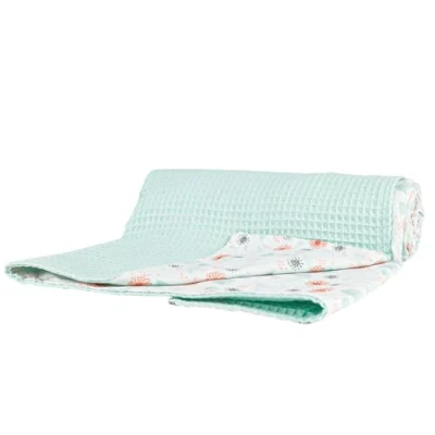 Imagen de various Manta para Bebé Recien Nacido Algodon 100%, Arrulo Verano y Entretiempo, Toquilla de Tejido Plumeti (Estampado Verde)