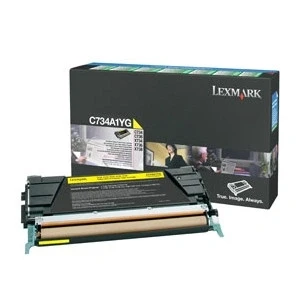 Imagen de Tóner Amarillo Lexmark C734a1yg Retornable (6000 Pag)