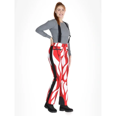 Imagen de Icepeak Estill Mujeres Pantalones De Esquí Softshell (Talla: M/38, Rojo)