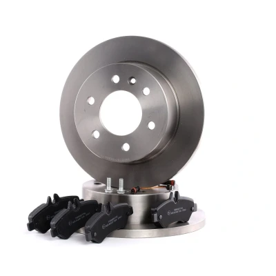 Imagen de MAPCO 47918 Kit de discos y pastillas freno Eje trasero macizo con contacto avisador desgaste MERCEDES BENZ: Sprinter 3.5 T Furgón norauto,