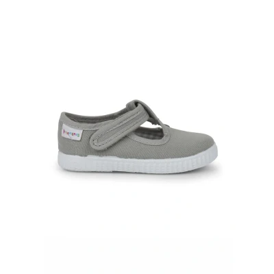 Imagen de Pisamonas Zapatos con cierre adhesivo para niños, Talla: 27, Gris