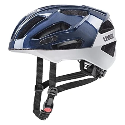 Imagen de uvex gravel x, casco Performance seguro unisex, ajuste de talla individualizado, ventilación optimizada, deep space, silver, 56 61 cm